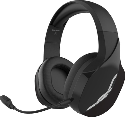 Kufje gaming pa tela Zalman HPS700, 7.1, me mikrofon, të zeza