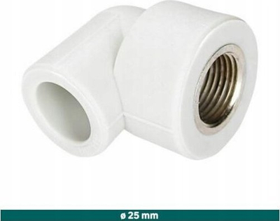 Kënd lidhës PP-R Alkotest KW2512, 25mm, 1/2", i gjelbër