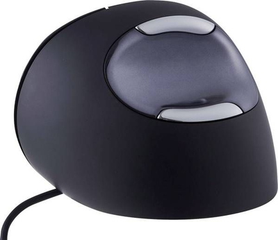 Maus ergonomik BakkerElkhuizen Evoluent D BNEEVRD, me kabllo USB, për dorë të djathtë, gri