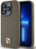 Маска за телефон DKNY DKHMP14LPSHRPSW за iPhone 14 Pro 6.1", тврдa маска од еко кожа, MagSafe, кафеава