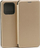 Kuti mbrojtëse Beline Flip Wallet për Xiaomi 12C, magnetike, me xhep për karta, ngjyrë gold