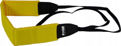Rrip qafe notues Focus Floating Strap, për dylbi dhe kamera, i verdhë