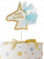 Dekor torte Unicorn Head Picks With Mane, 18cm, set 5 copë, shumëngjyrësh