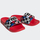Shapka Adidas Adilette Comfort Spiderman K Jr HP7758, për kalamaj, të kuqe