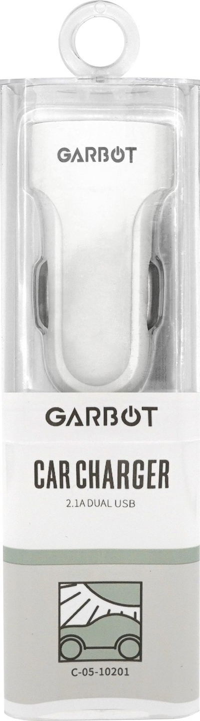 Karikues makine Garbot Grab&Go, Dual USB, 10W, i bardhë