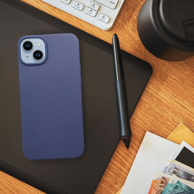 Силиконска маска за телефон за Xiaomi Redmi 9C, ултра тенка, сина