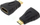 Adapter HDMI në Mini HDMI HD27, 19 pin, gold, i zi