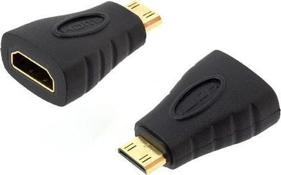 Adapter HDMI në Mini HDMI HD27, 19 pin, gold, i zi