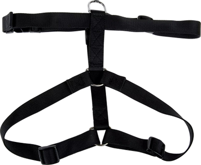 Hamor për qen Zolux, i rregullueshëm 45 deri 70 cm, gjerësi 2.5 cm, i zi