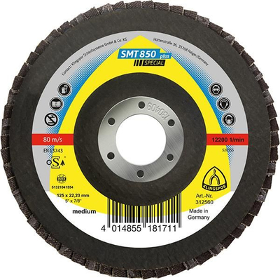 Disk gërryes Klingspor SMT 850, 125mm, K 80, i zi
