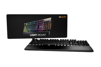 Механичка тастатура Be Quiet Light Mount, hot swappable, ARGB осветлување, црна