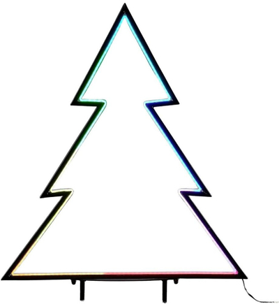 Dekor kopshti LED Luca Lighting Neon Fir, 75 cm, RGB, i zi