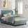 Krevat DOLORES HM649.27, 90x200 cm, stof NUBUCK, jeshile e hapur