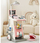 Set lodrash doktori Dentist Medical Cart, 26 pjesë, me drita, rozë