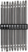 Set bitash të gjatë GRAPHITE 56T511, dyanshëm, 150 mm, 10 copë