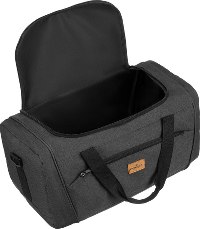 Çantë sportive udhëtimi Peterson Travel Bag, me rrip shpatulle, poliestër, e zezë