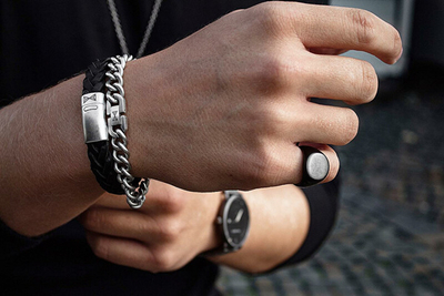 Byzylyk AZE Jewels Iron Big Wave Black