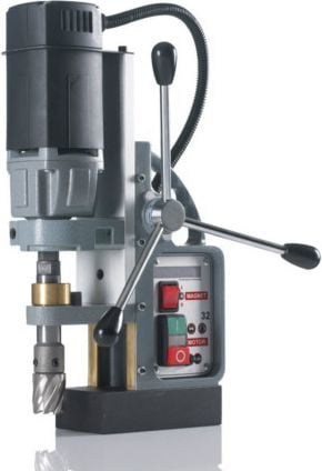 Машина за дупчење со магнет GLOB Vertical 32AK, 1000W, 32mm, портокалова