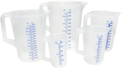 Gotë matëse Matfer Bourgeat 251003, 3.17Qt 3L, polipropilen, e tejdukshme