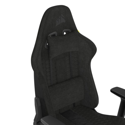 Гејминг столица Corsair TC100 Relaxed, ергономска, leatherette, црна