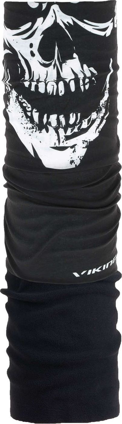 Shall multifunksional Viking Sports, me fleece nga brenda, one size, i zi