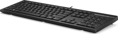 Tastierë HP 125 me kabllo USB, layout BE, e zezë