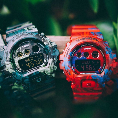Orë për meshkuj Casio G-SHOCK GMD-S6900F-4ER, e kuqe/kaltër