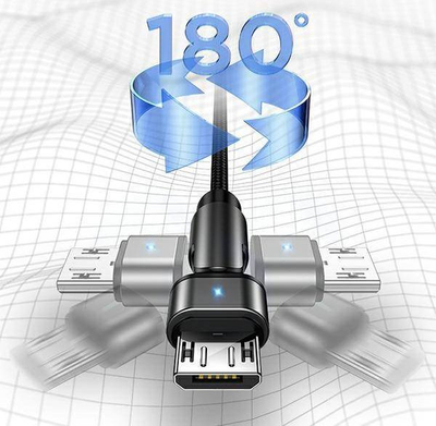 Kabllo USB Usams US-SJ298, USB A në microUSB, 1 m, jeshile