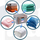 Qese organizuese Vilde Storage Bag, 66L, me zinxhir, gri melange