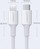 Kabllo Ugreen US171 USB C në Lightning, 0.25m, 36W, e bardhë