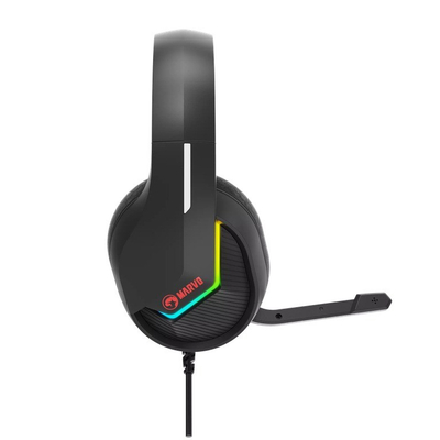 Kufje Gaming Marvo H8618 Bk Wired