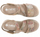 Sandale femrash Rieker W 60464-90, lëkurë, mbyllje me shul, shumëngjyrëshe