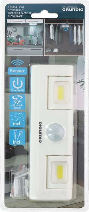 Ѕиденa ламбa Grundig Sensor Lamp, LED, ротирање 90°, белa