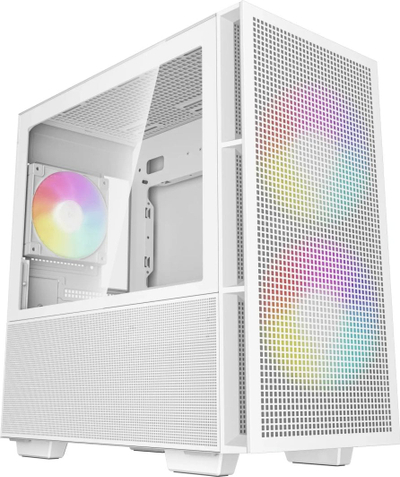 Kasë Deepcool CH360 ARGB, e bardhë, Mini Tower