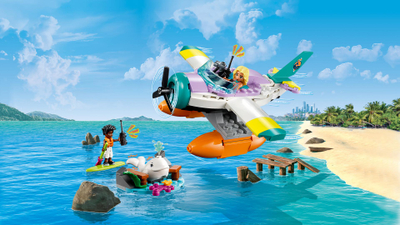 Lodër ndërtimi LEGO Friends Rescue Hydroplane 41752, set shpëtimi, për fëmijë 6+