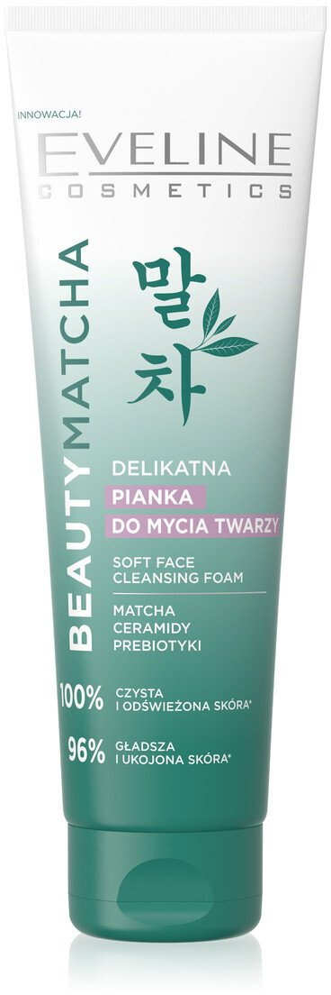 Shkumë pastruese fytyre Eveline Beauty Matcha, delikate, 125 ml