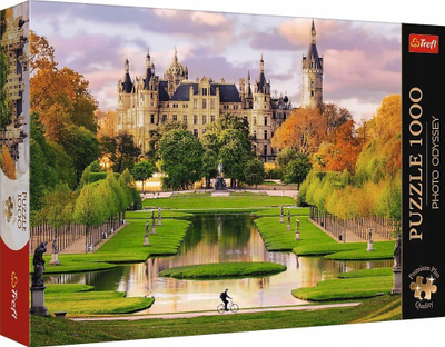 Puzzle Trefl Premium Plus Kështjella Schwerin, 1000 делови, многуобоен
