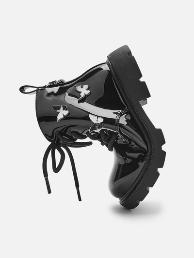 Çizme Glossy Butterfly  Black