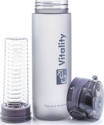Шише со филтер G21, 600 ml, сиво
