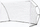 Фудбалска статива Yakimasport Flex Goal 100773, 120x80cm, пренослива, бела