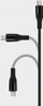 Kabllo USB N940, USB A në USB C microUSB Lightning, 1.2m, e zezë