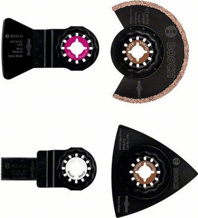 Set sharra segmenti Bosch, 4 copa, për pllaka