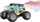 Makina lodër me telekomandë Maksik R/C MIX-Car, për fëmijë, shumëngjyrëshe