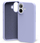 Mbështjellës silikon Mercury për iPhone 17, Lavender Gray, gri