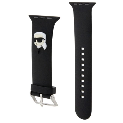 Rrip ore Apple Karl Lagerfeld Karl Head NFT, silikon, 42/44 mm, i zi