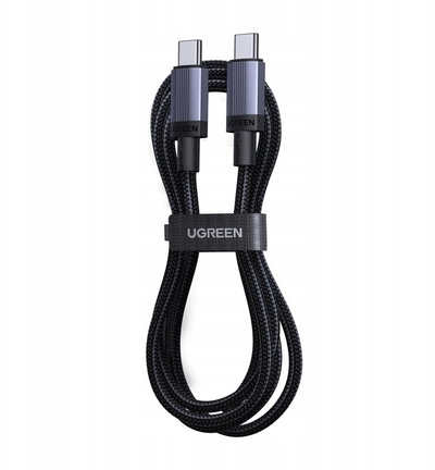 Kabllo karikimi UGREEN USB C në USB C, 100W, 0.5m, e zezë