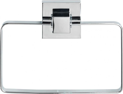 Mbajtëse peshqiri Wenko Single Rod, Vacuum Loc, çelik inox, argjend