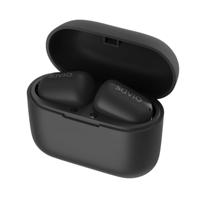 Dëgjuese Savio TWS-09, Wireless, të zeza