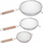 Kulles inox AC Déco me dorez druri, 19.5 x 35.5 x 8 cm, argjendt