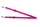 Zinxhir ndarës i rregullueshëm për qen Chaba M, 42-74cm, fuchsia
